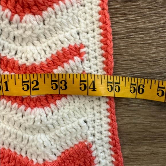 Granny blanket hand knit Vintage Square  Afghan Throw Blanket Multi Colour - Picture 6 of 6